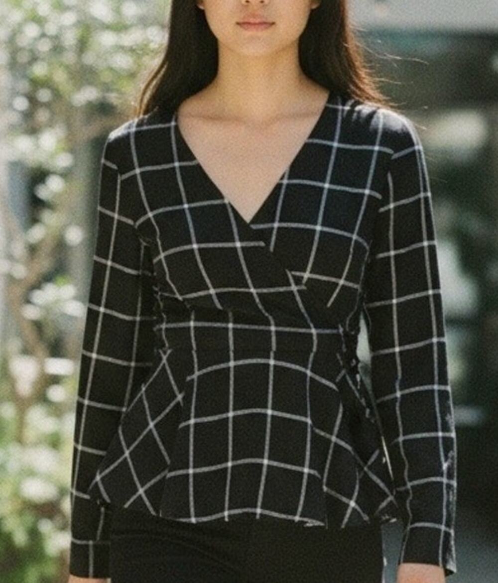LOFT wrap blouse